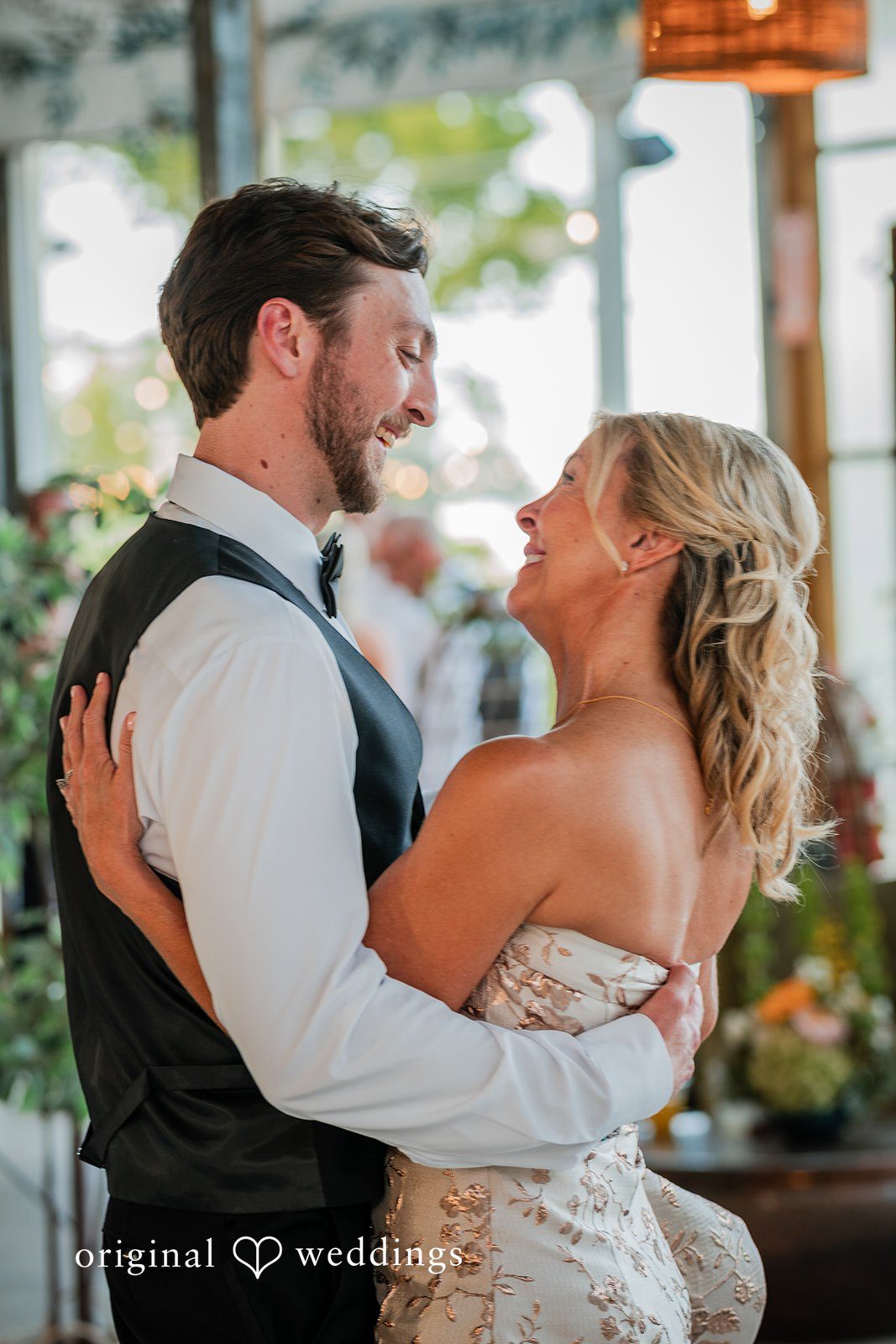 Trey + Bailey Family dance creating meaningful memories during the wedding reception.