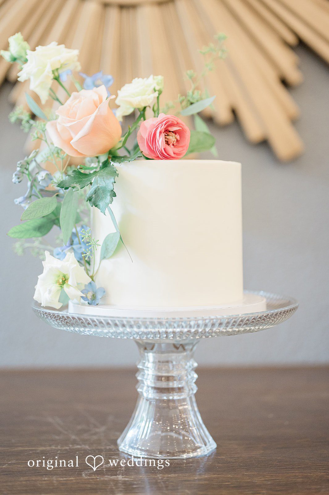 Bonnie + Tommie Wedding cake