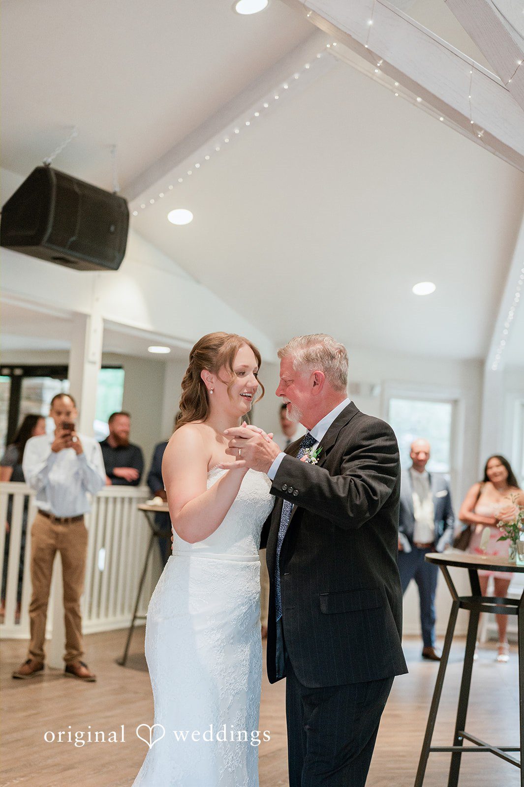 Bonnie + Tommie The bride dances with her father