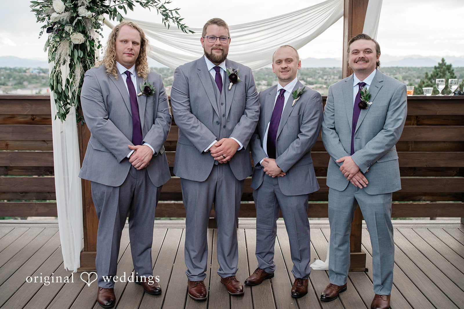 Carolina + Jonah Wedding party featuring the groom and groomsmen at Brittany Hill - Wedgewood Weddings