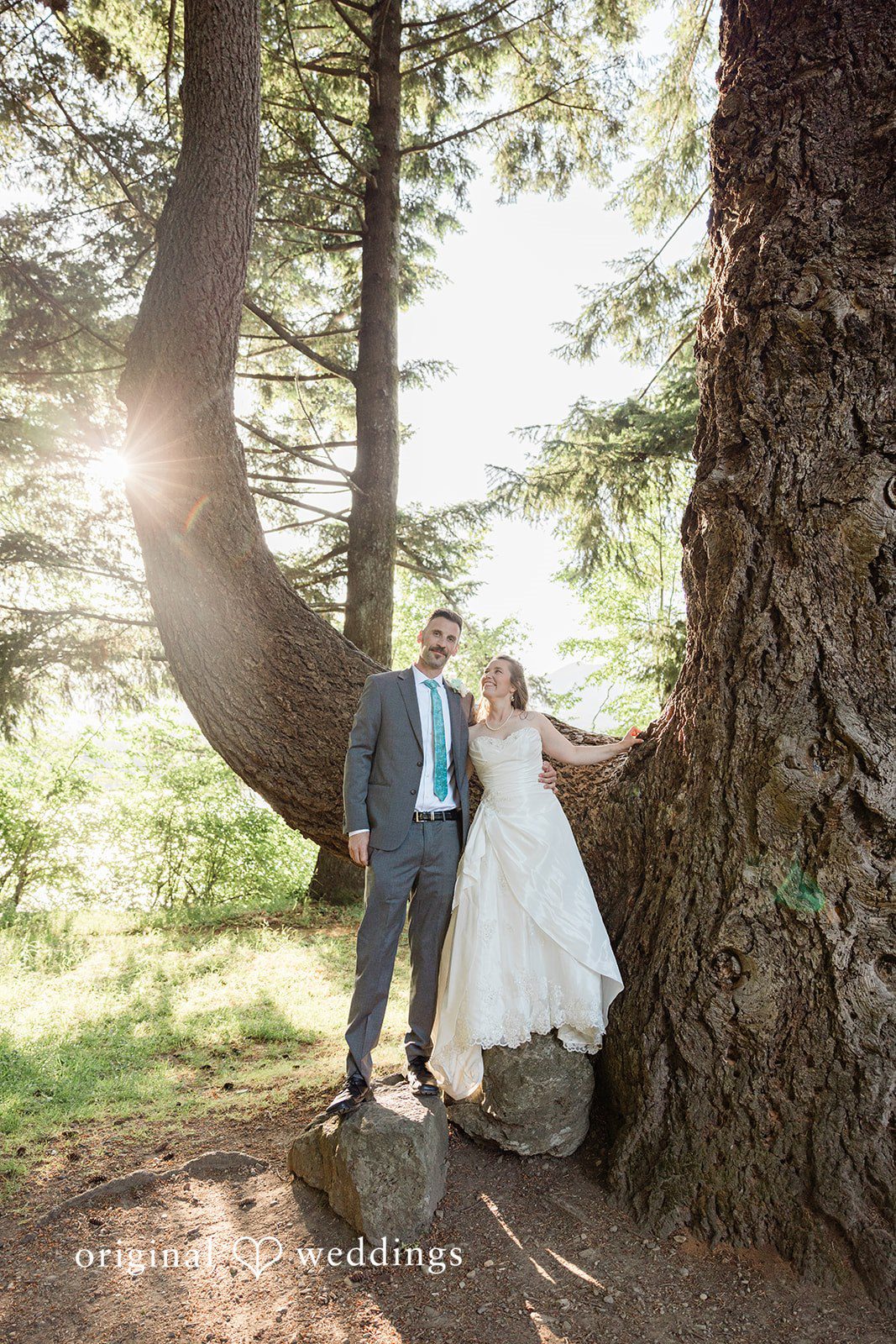 David + Rowanna Cascade Locks Marine Park Wedding | David & Rowanna -