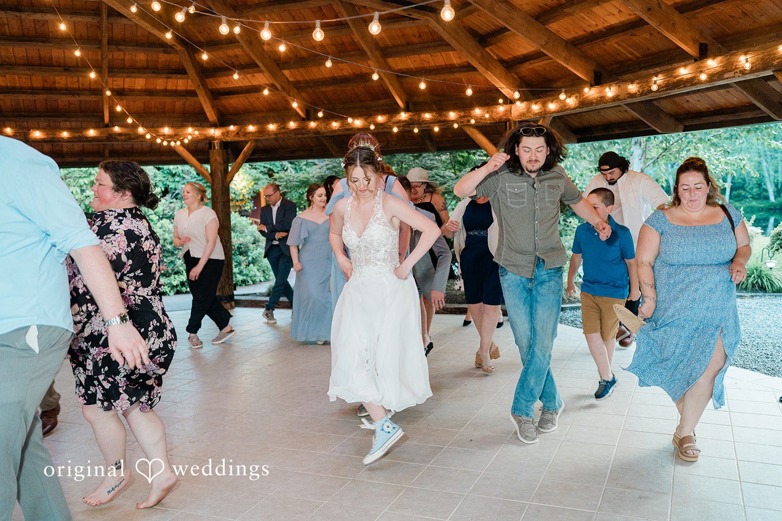 Jennifer + Steven Seattle wedding photographers capturing couple enjoying the party at cedar springs by Original Weddings