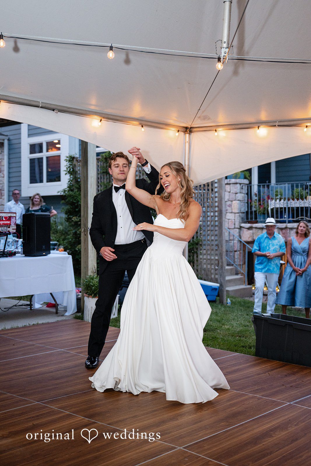Brandi + Ryan Romantic dance shared by the newlyweds at Christ the Lord Lutheran Church