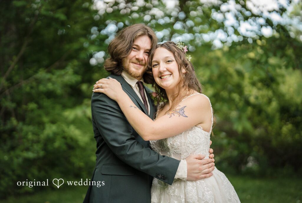 Meghan + Rowan Stunning Portrait of couple at Crystal Peak by Hartford CT Wedding Photographers from Original Weddings.