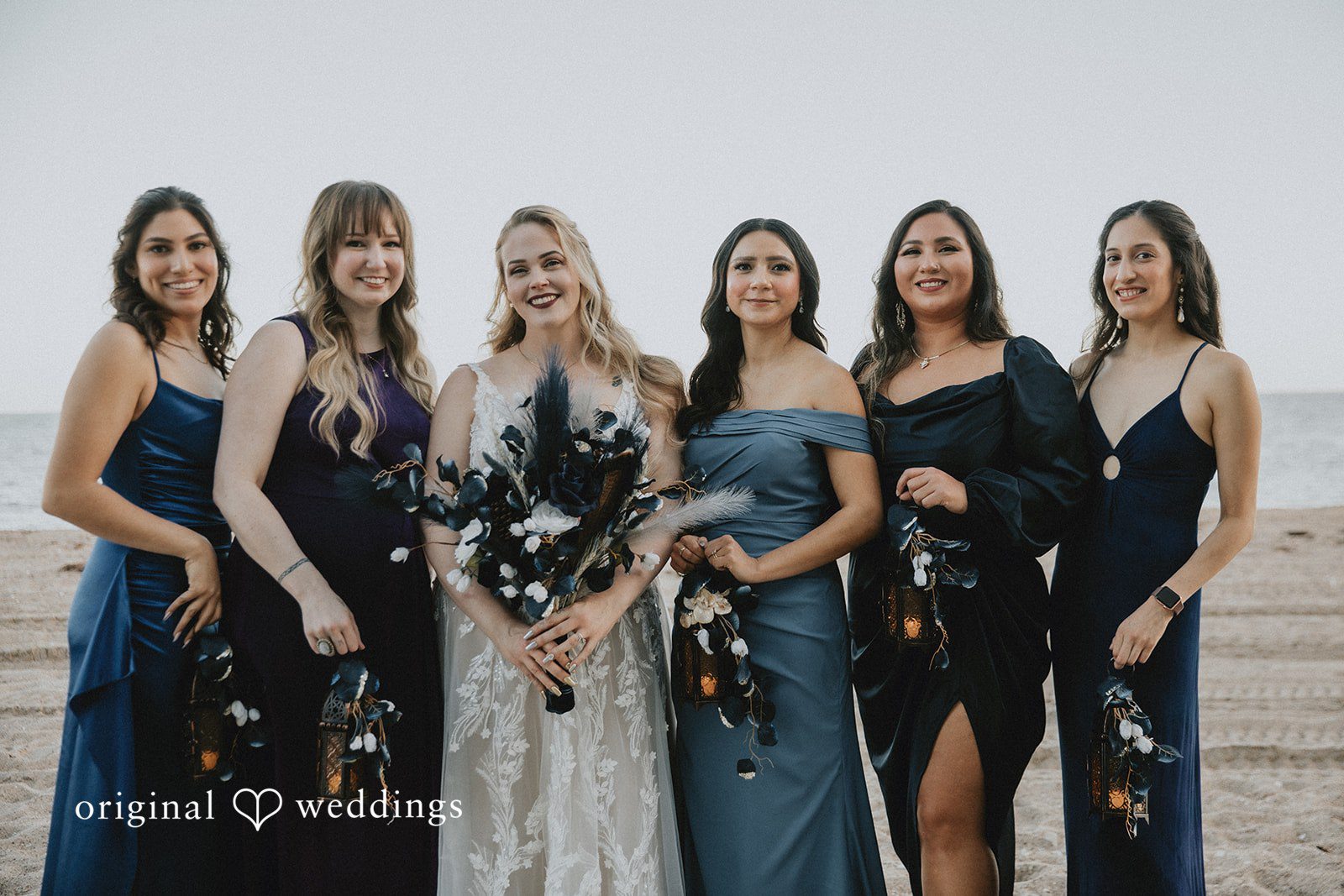Allison + Justin Bride celebrating with bridesmaids at DoubleTree by Hilton Corpus Christi Beachfront