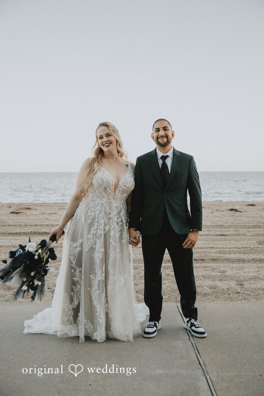 Allison + Justin Romantic couple portrait at DoubleTree by Hilton Corpus Christi Beachfront