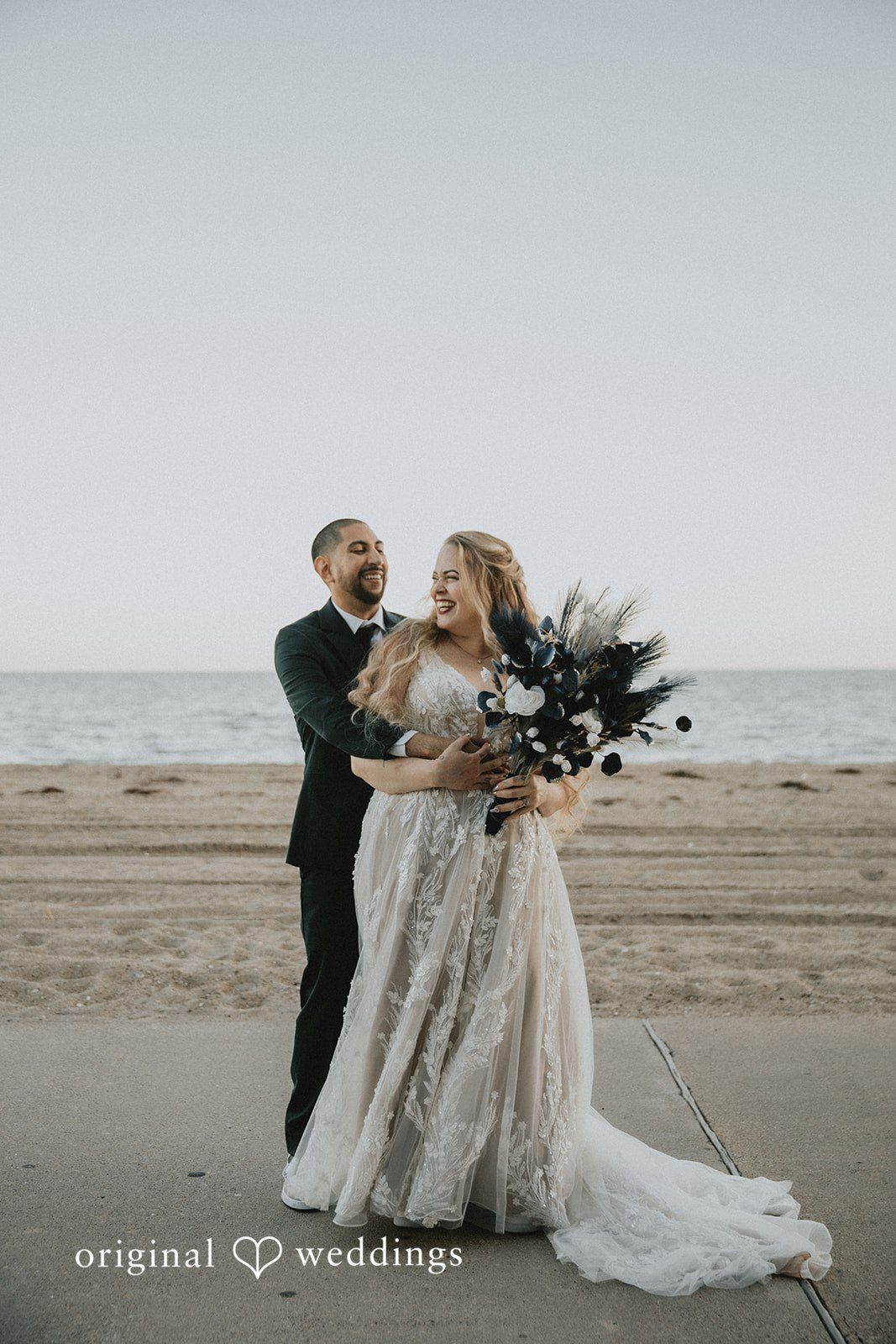 Allison + Justin Couple back view photography at DoubleTree by Hilton Corpus Christi Beachfront