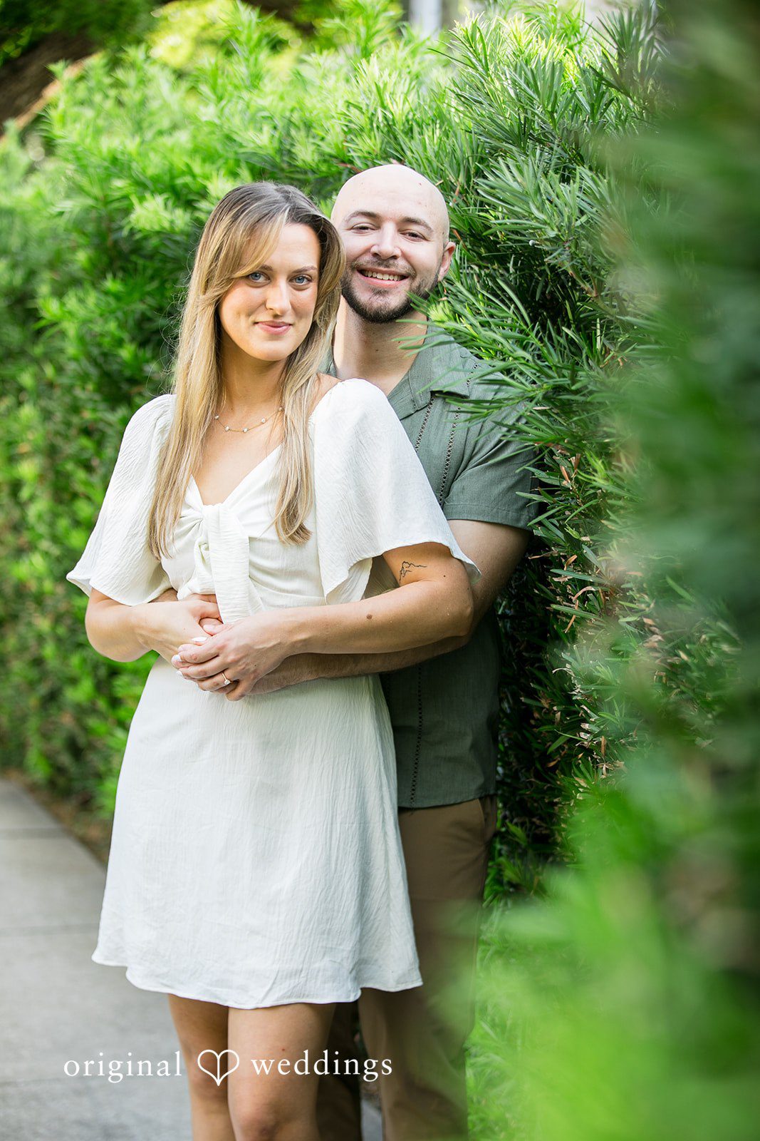 Lauren + Miles Stunning portrait of couple at Downtown St. Petersburg.
