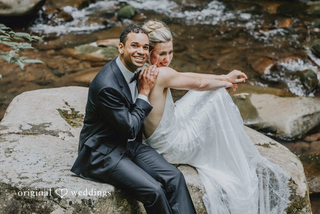 Stunning Portrait of couple at Full Moon Resort by New York Wedding Photographers from Original Weddings.