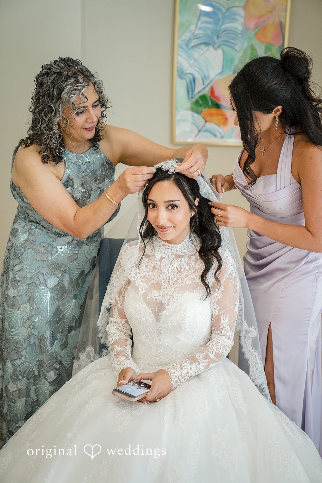 Janelle + Yaser Bride is getting ready happily with help of friends and family