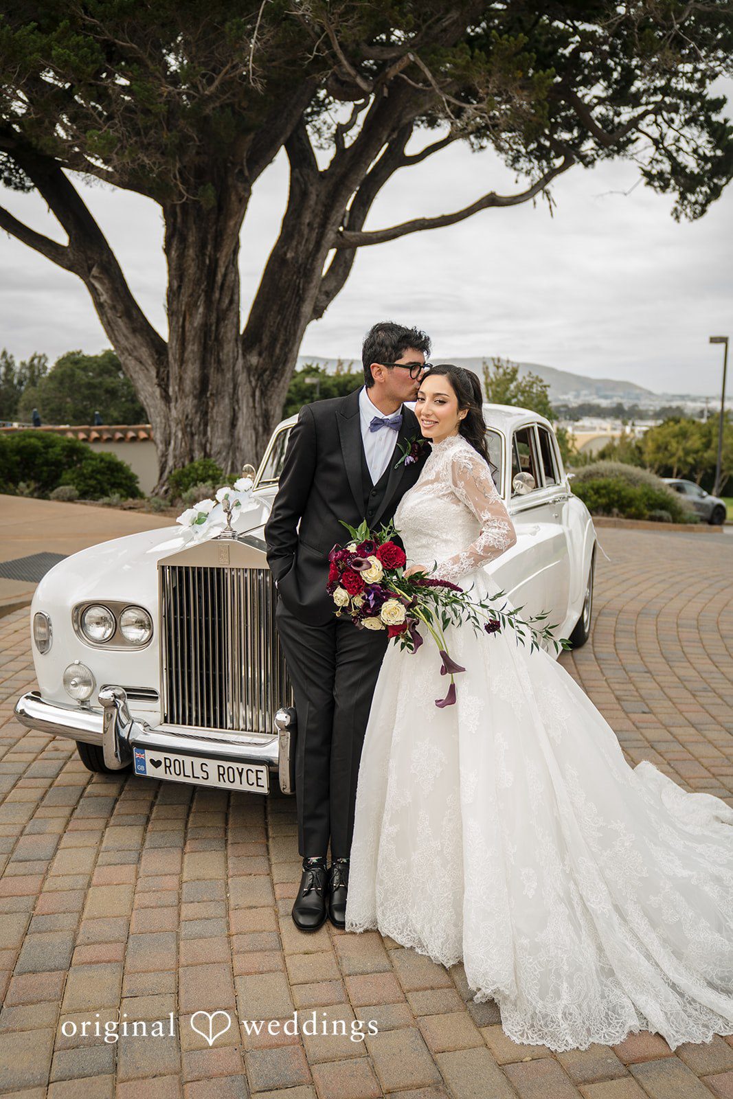 Janelle + Yaser Lovely picture of couple at Green Hills Country Club captured by San Francisco wedding photographers from Original Weddings