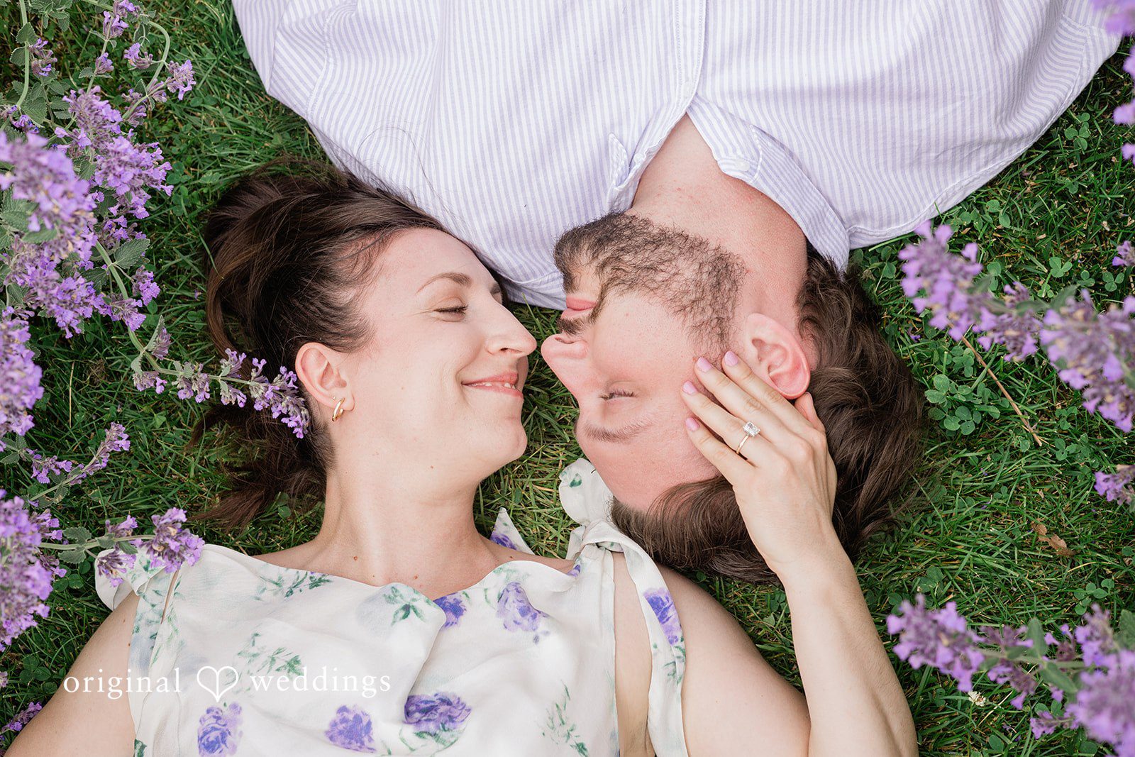 Romantic  picture of  couple at Harkness Park