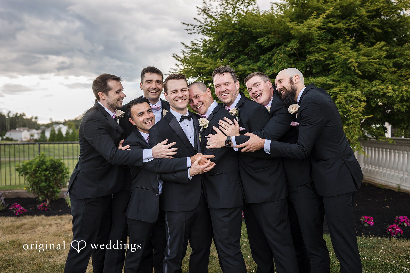 Emily + Jacob The groom and his groomsmen