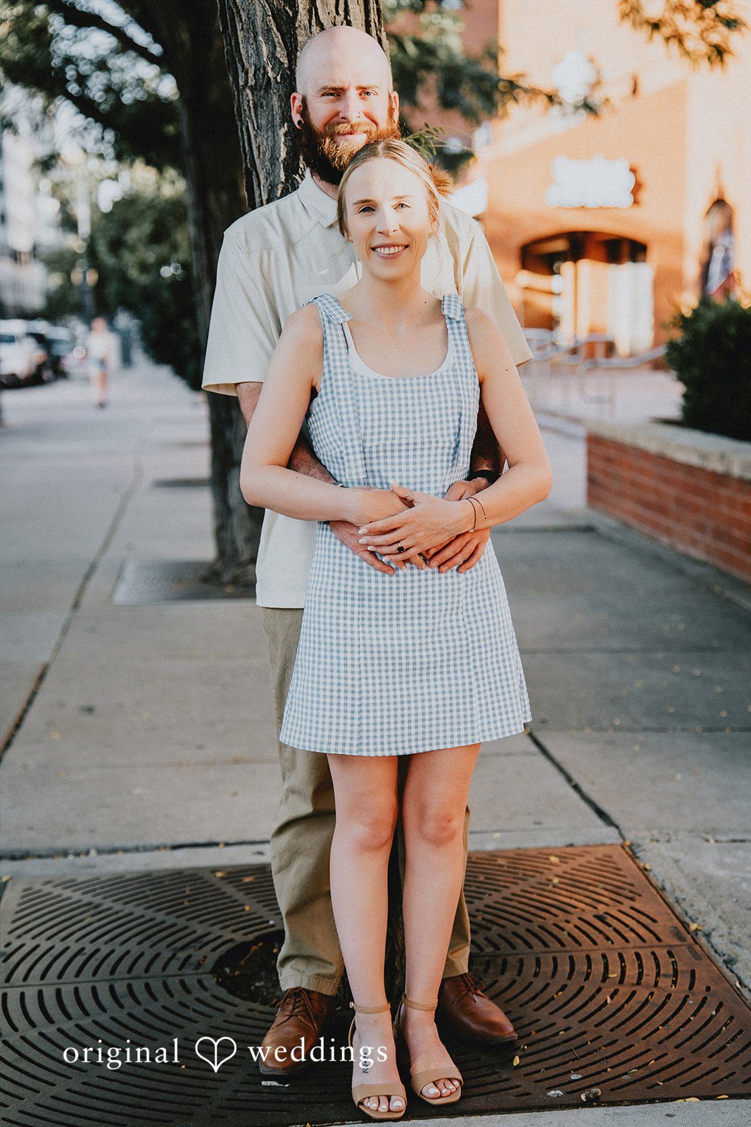 Courtney + Seth A stunning portrait of the couple