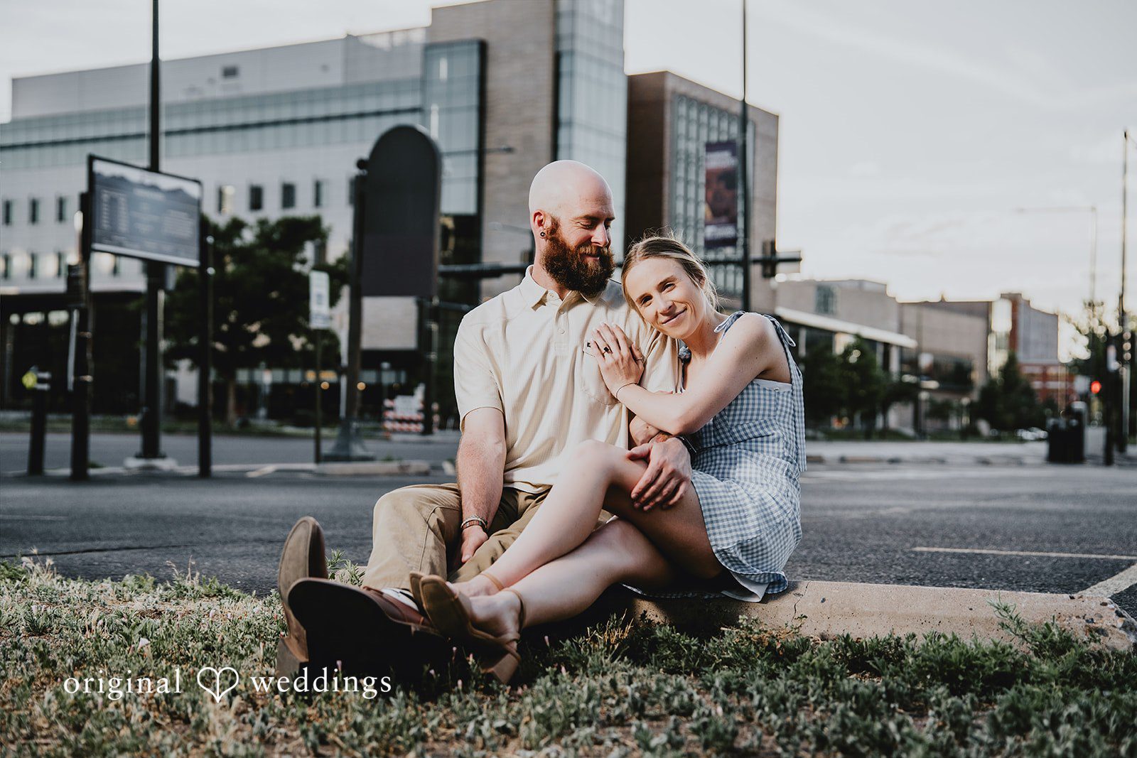 Courtney + Seth Romantic outdoor portrait