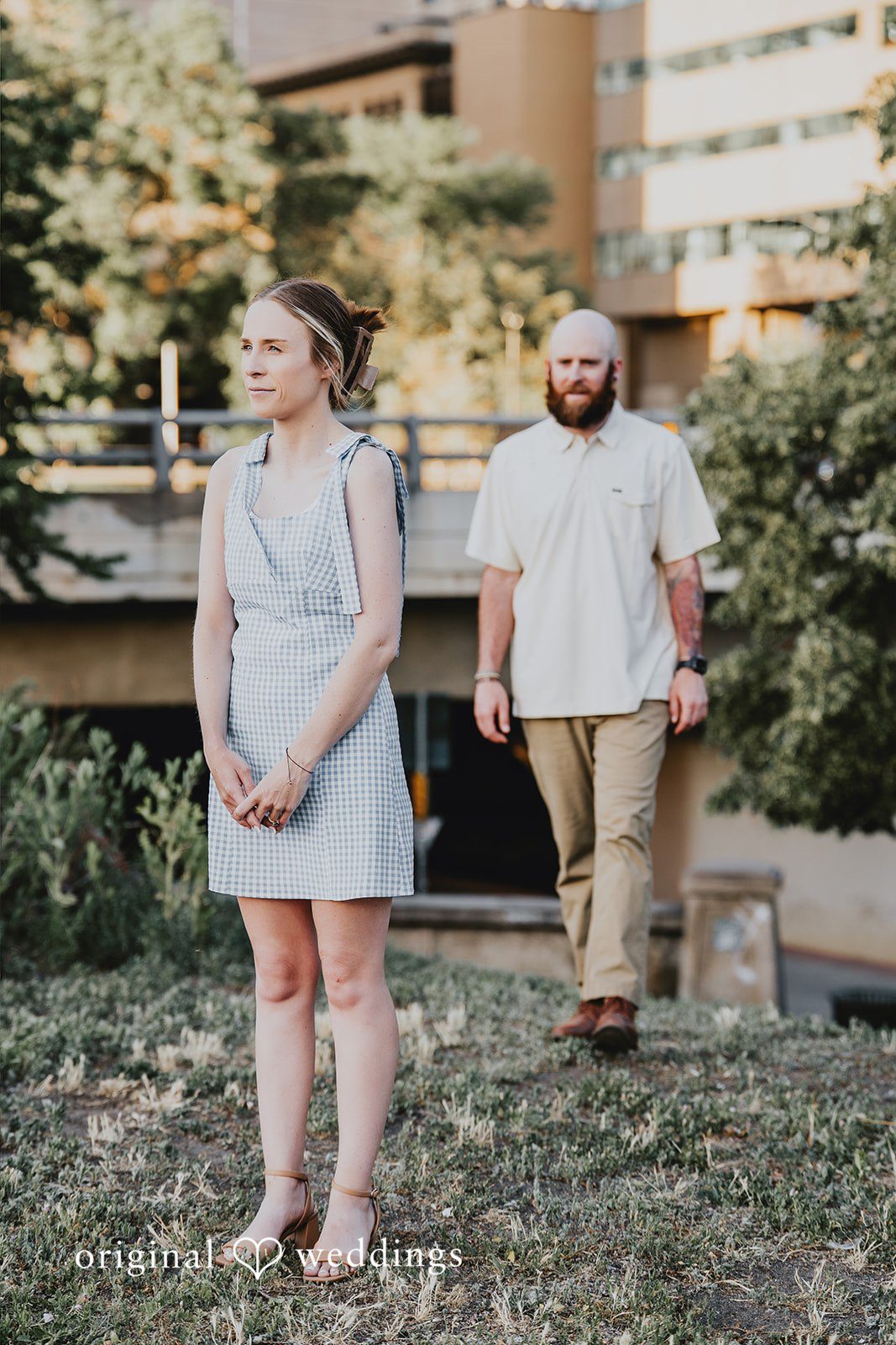 Courtney + Seth Stylish portrait