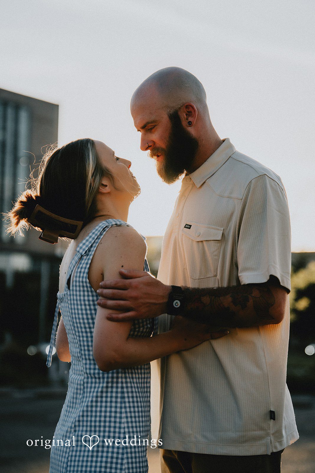 Courtney + Seth Warm portrait