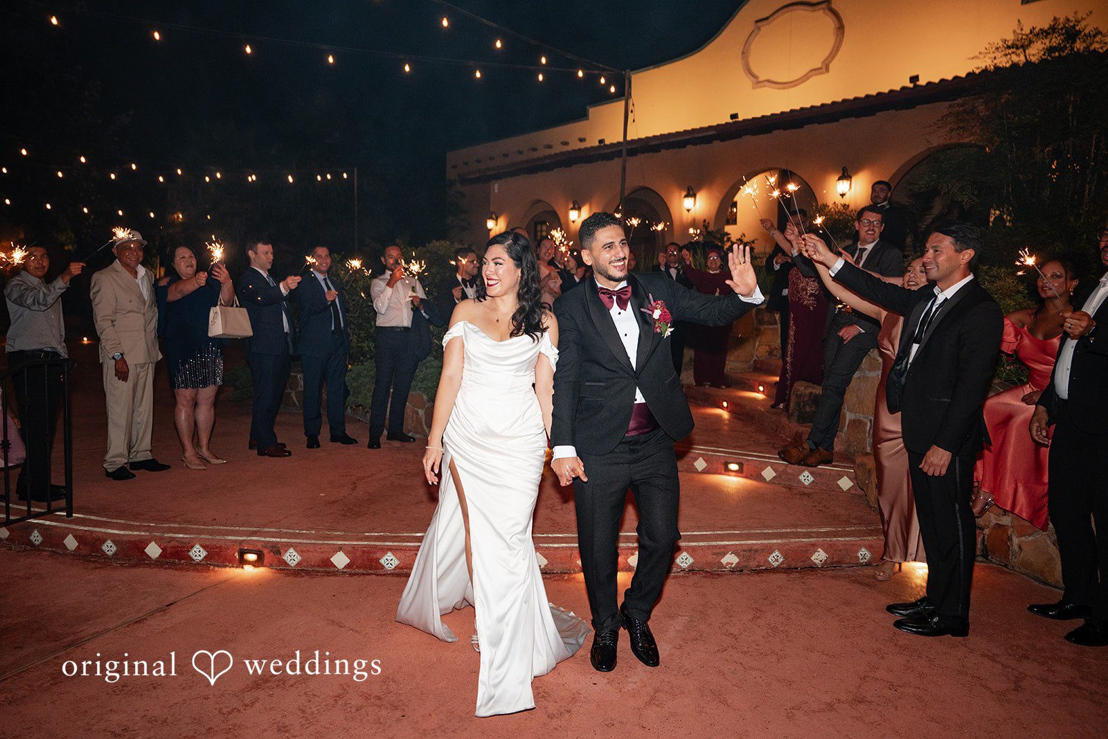 Vanessa + Abdelrahman The couple makes a joyful exit
