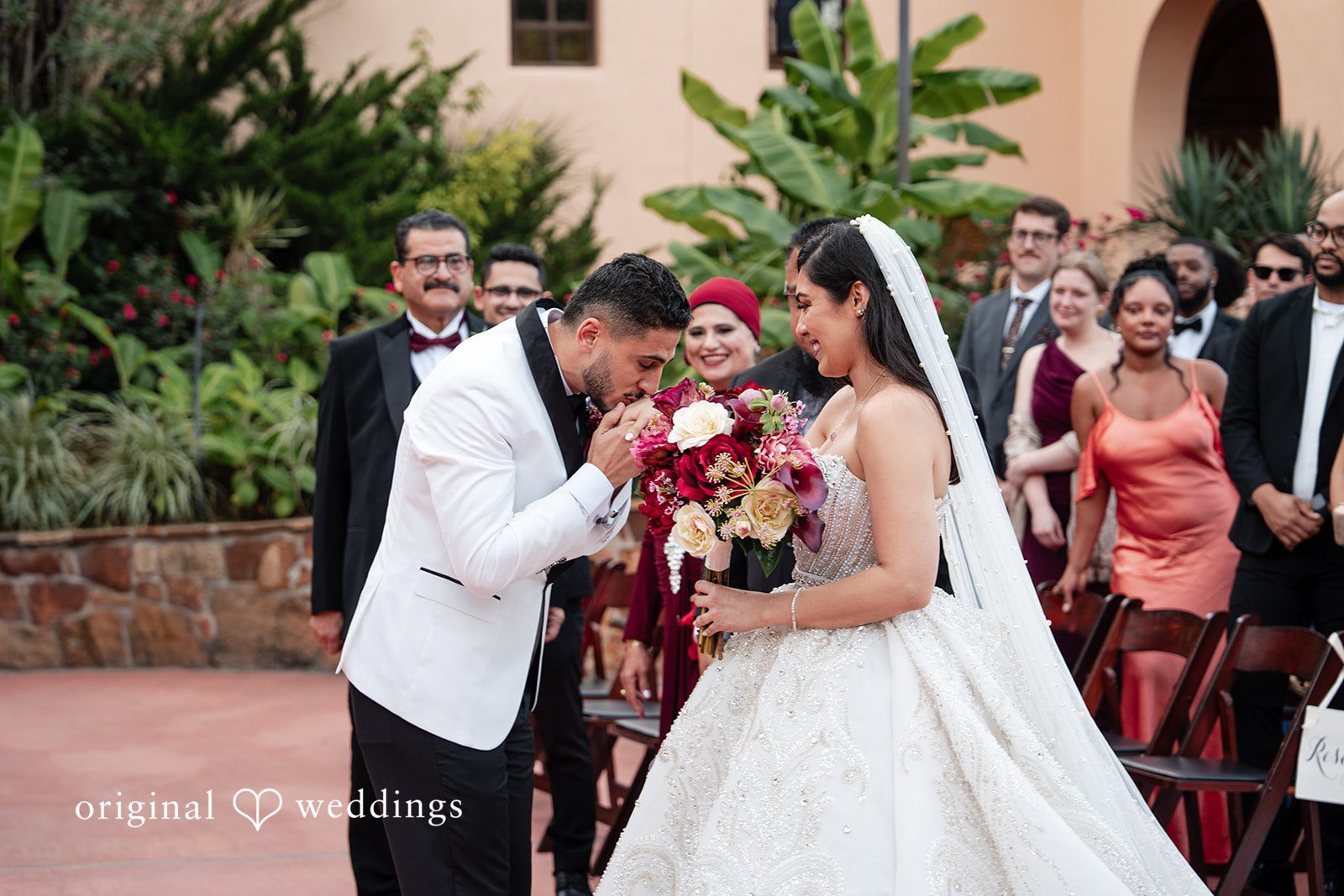 Vanessa + Abdelrahman A lovely moment from the wedding ceremony
