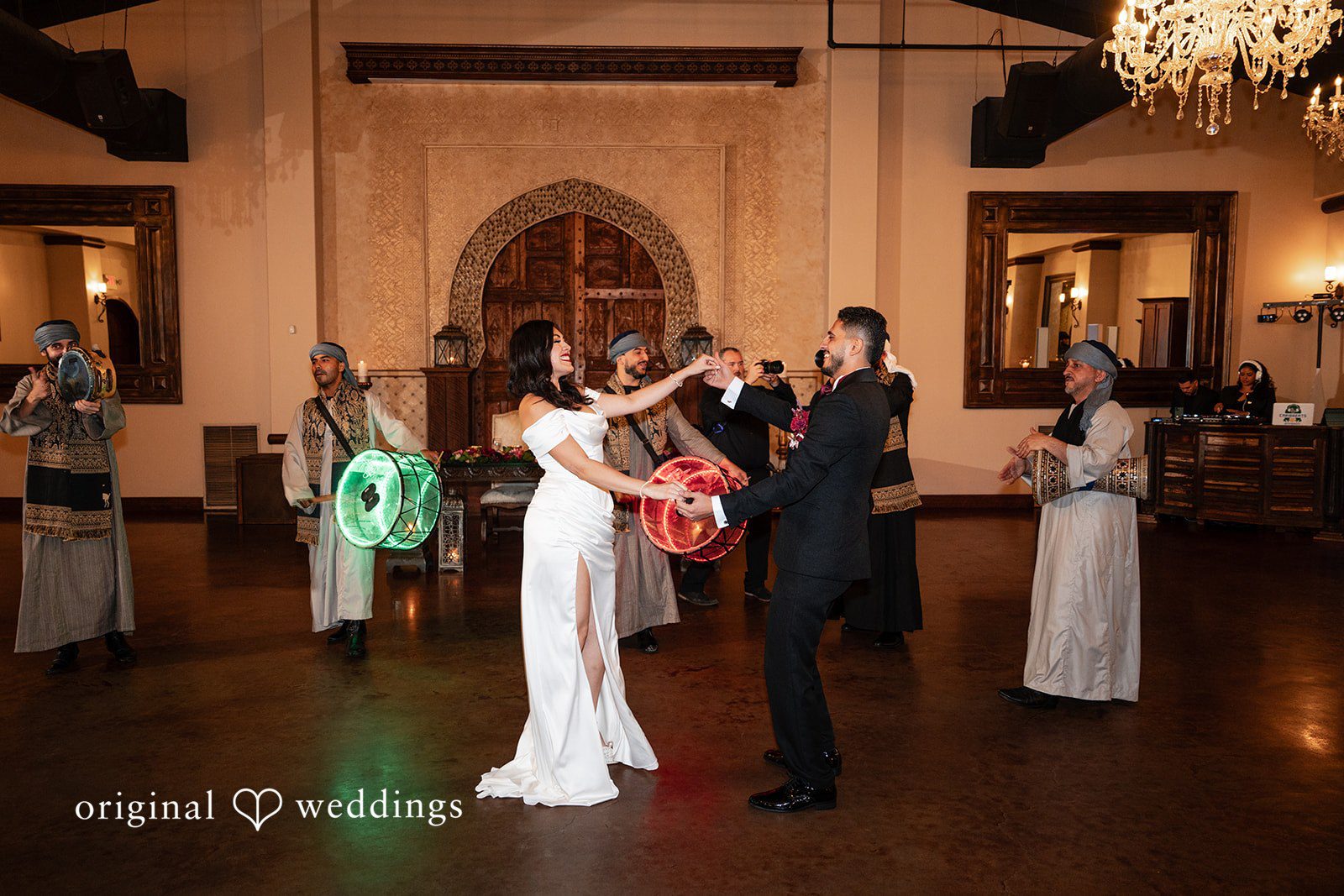 Vanessa + Abdelrahman The couple takes their first dance