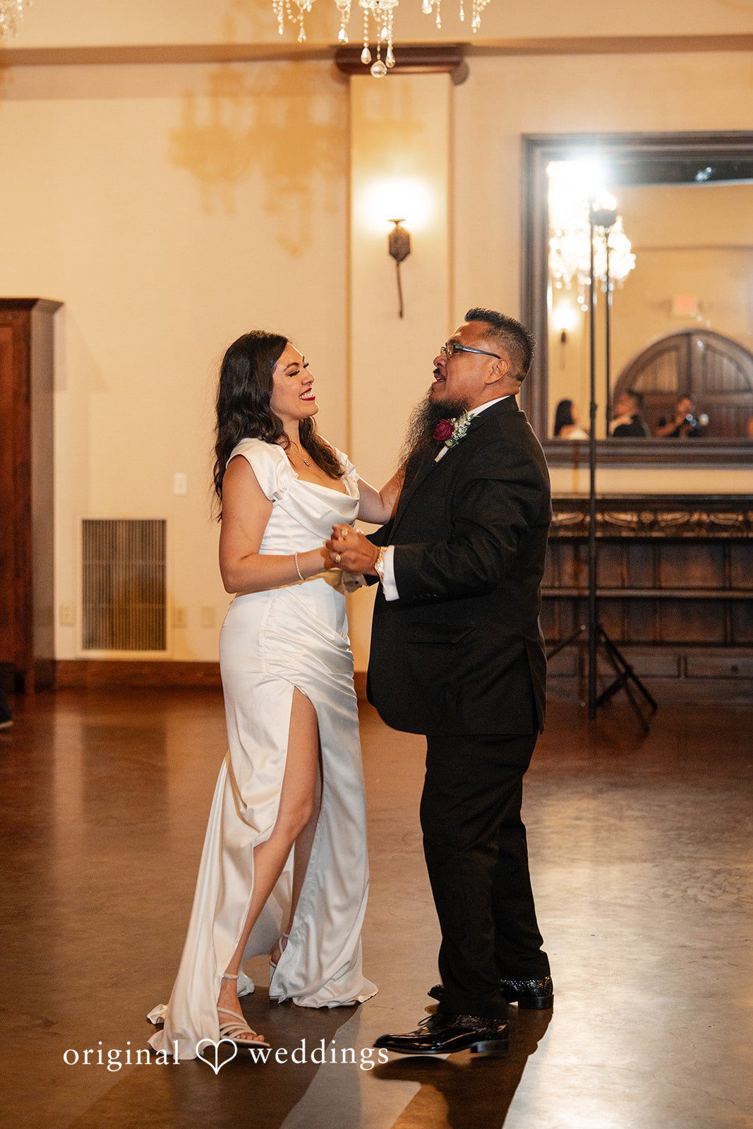 Vanessa + Abdelrahman The bride dances with her father