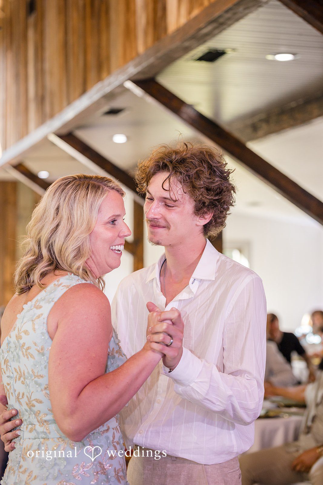 Madison + Aiden Groom sharing a heartfelt dance during the reception at Magnolia Plantation and Gardens