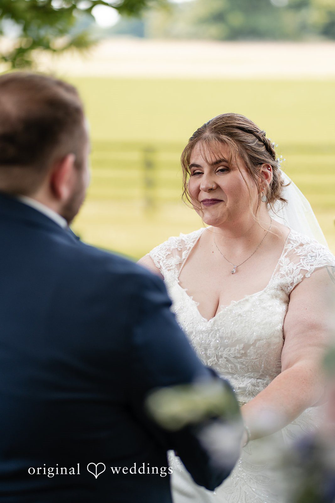 David + Courtney A moment from the Montagu Meadows wedding ceremony