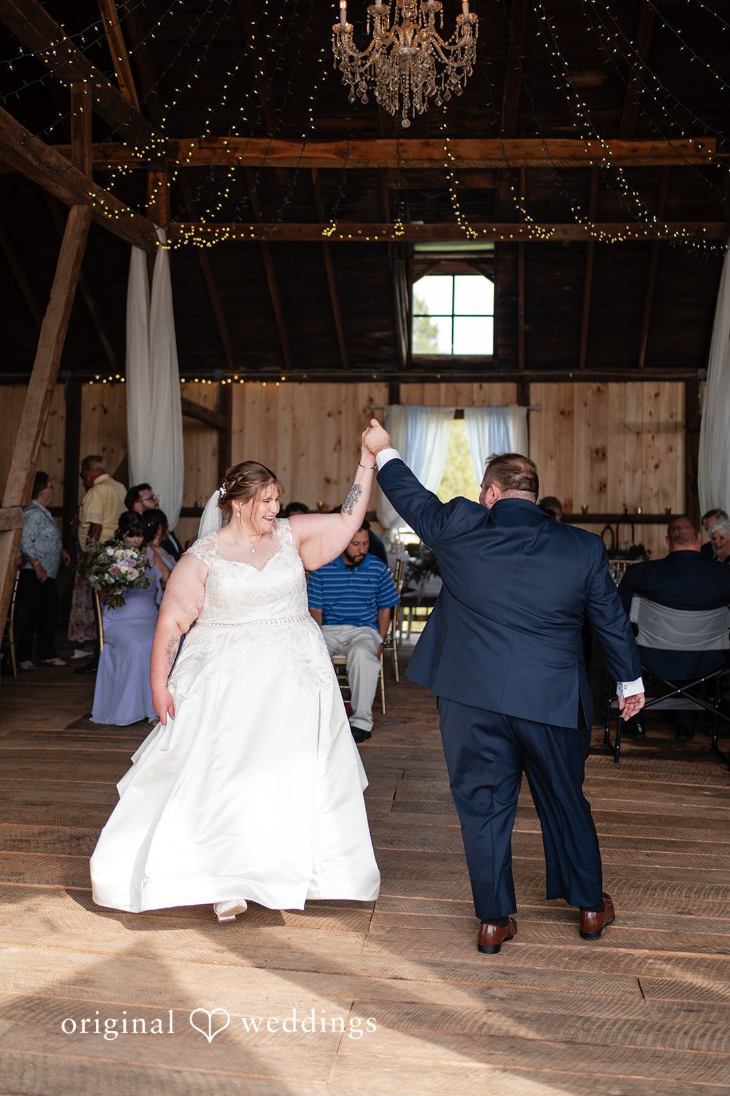 David + Courtney The couple takes their first dance