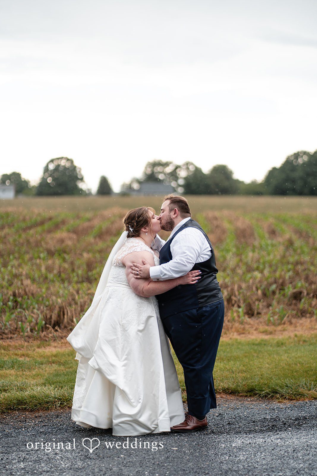 David + Courtney The couple takes a kiss
