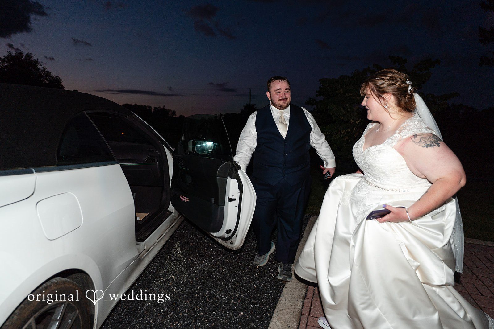 David + Courtney The couple about to enter their car