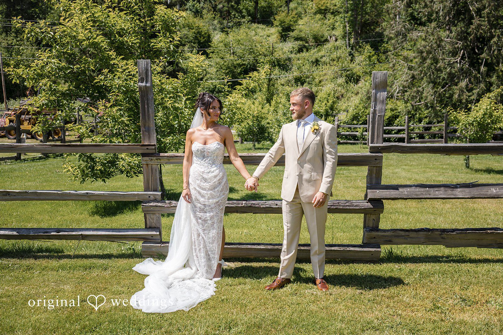 A stylish portrait of the couple