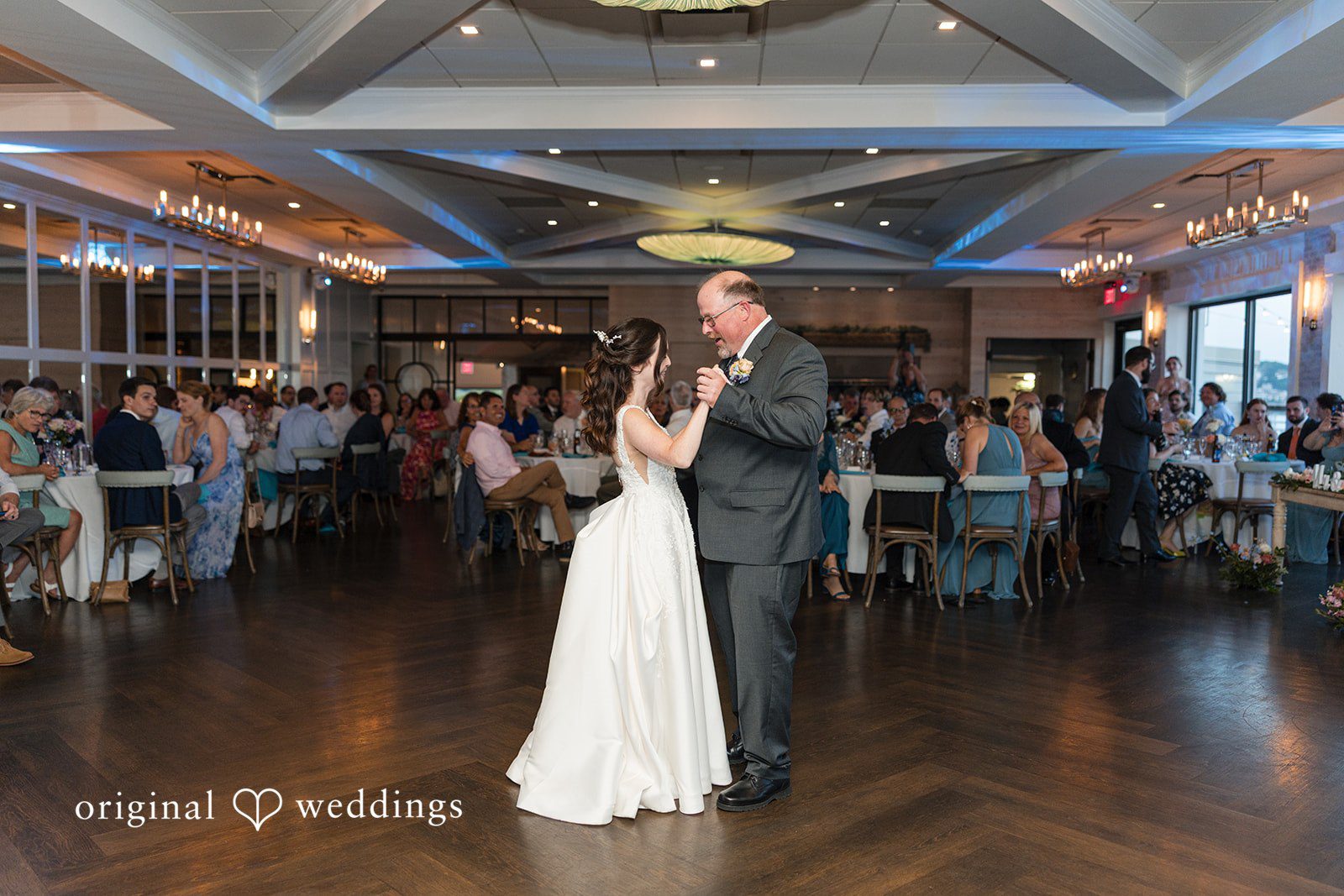 Kerri + David Bride sharing a Heartfelt dance during the wedding reception