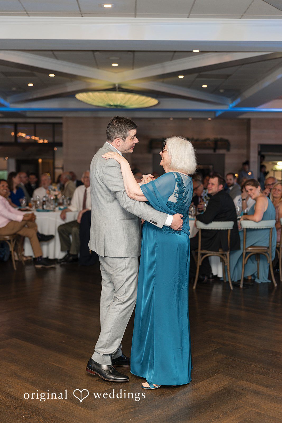 Kerri + David Groom sharing a Heartfelt dance during the wedding reception