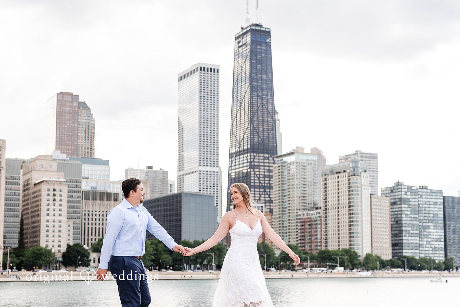 Chicago Engagement Photographers at Olive Park | Kelsey & David -