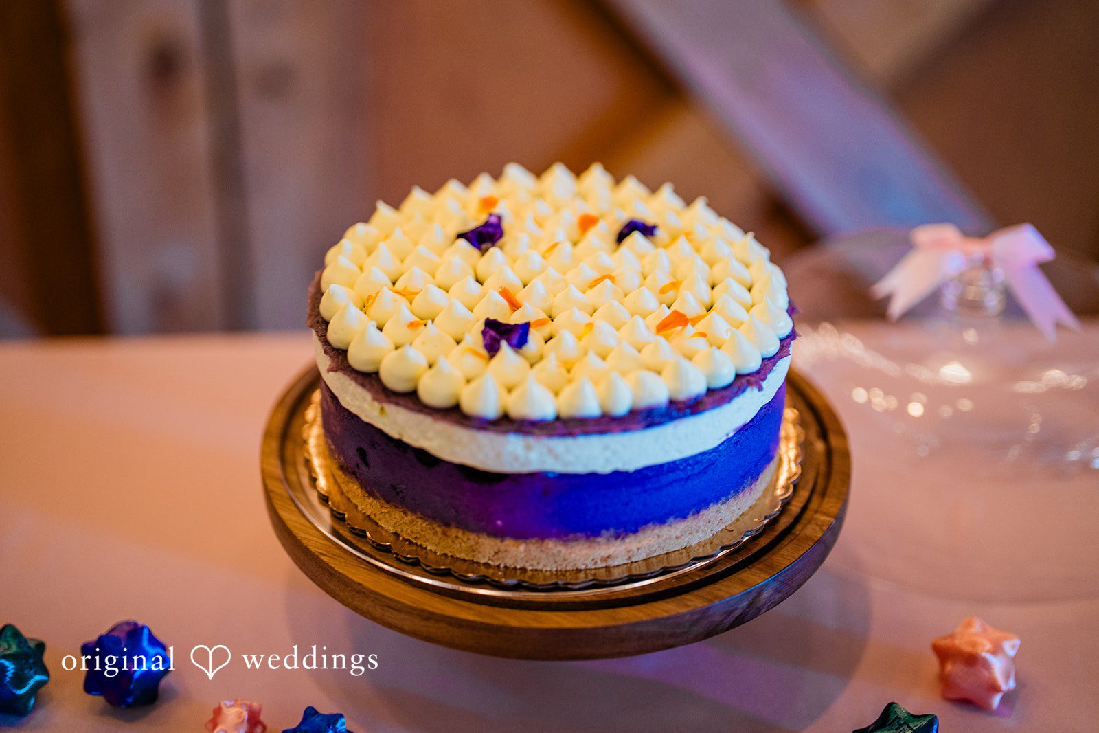 Tiffany Hazel + Ryan Wedding cake
