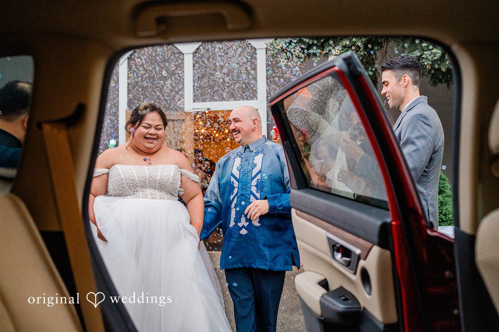 Tiffany Hazel + Ryan The couple is about to enter their car