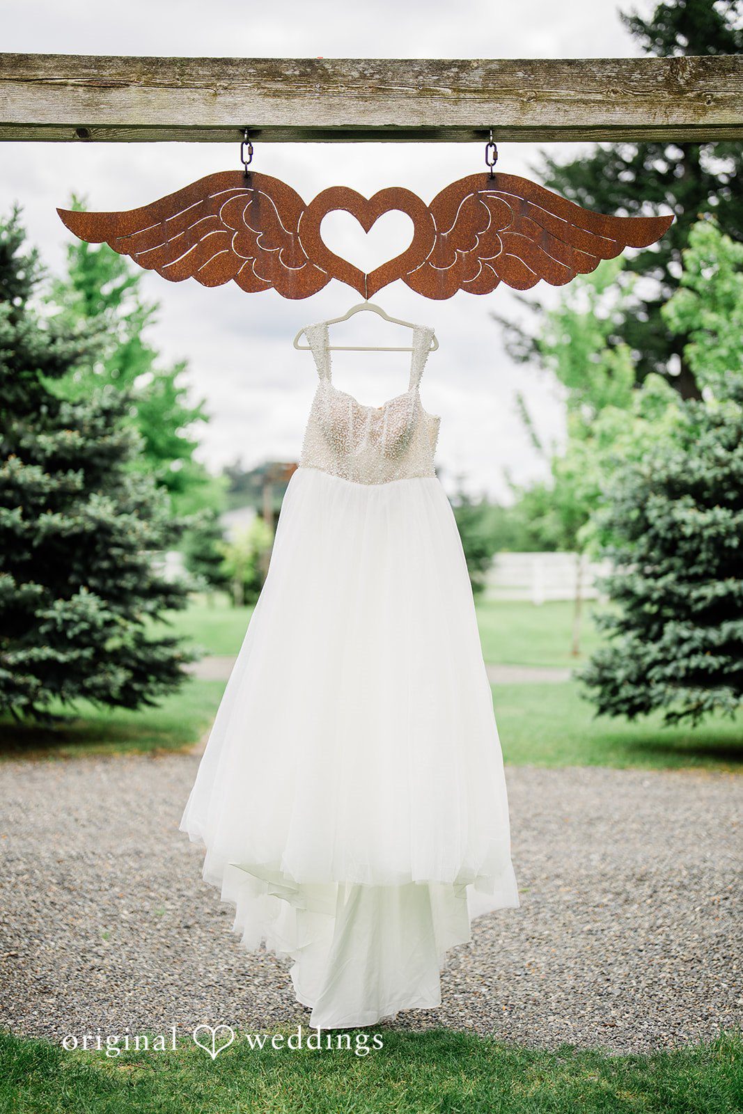 Tiffany Hazel + Ryan The bride's wedding gown