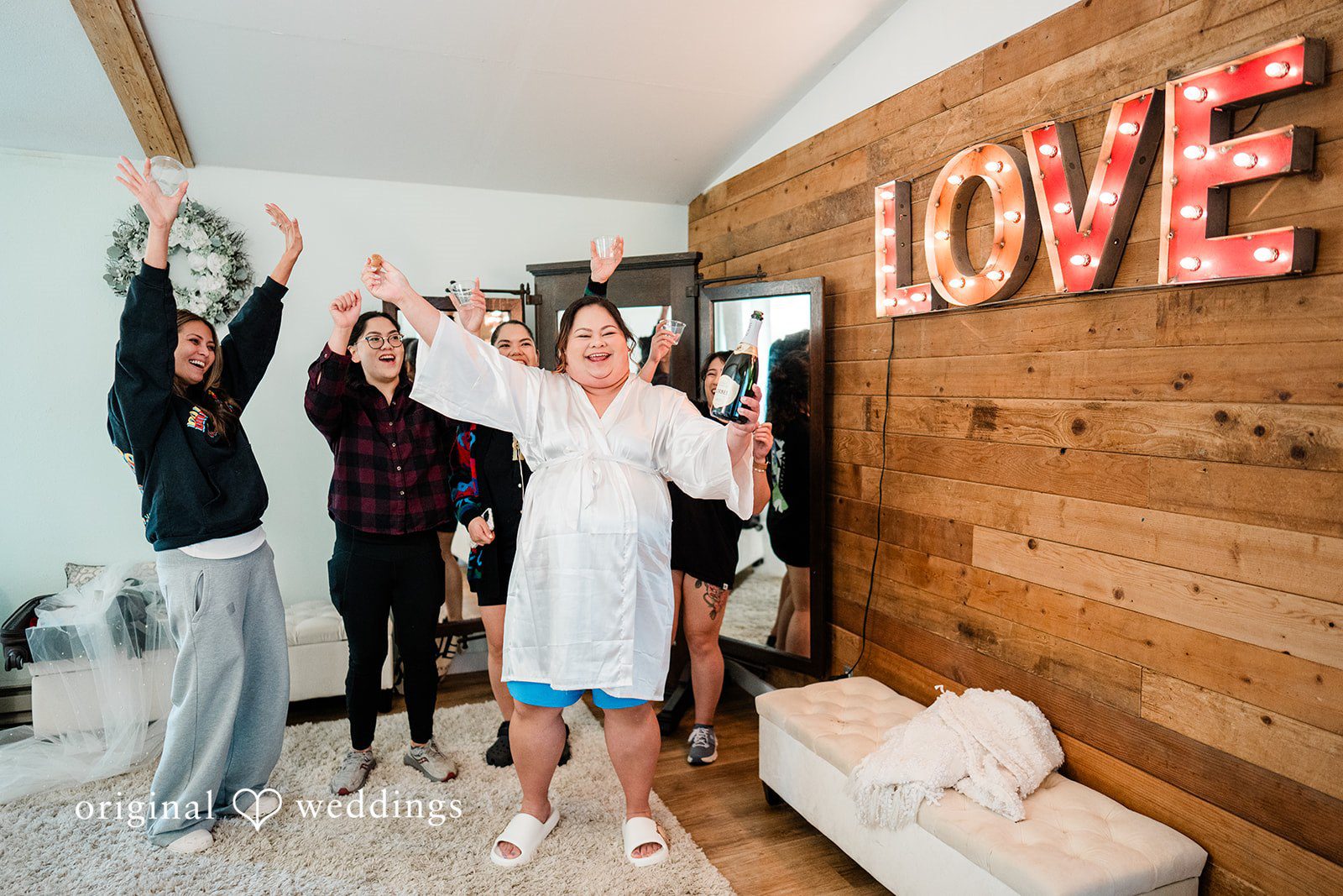 Tiffany Hazel + Ryan Joyful moment in the suite
