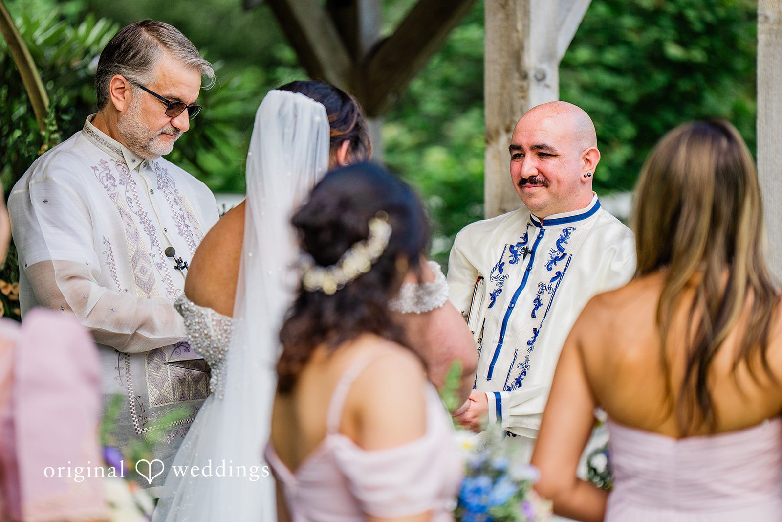 Tiffany Hazel + Ryan A moment at the wedding ceremony
