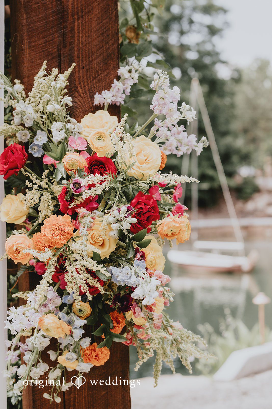 Julia + Kaleb Decorated wedding details and reception setup