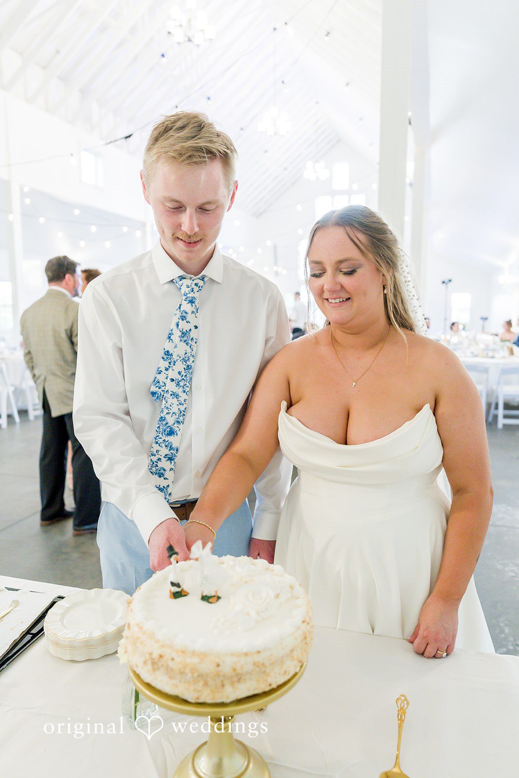 Emily + Ridge Cake Cutting Moments at Spruce Hill