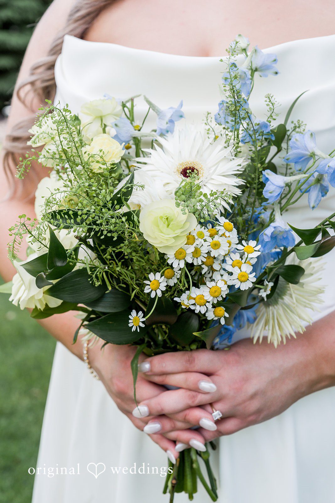 Emily + Ridge Beautiful bridal flowers styled for a wedding at Spruce Hill.