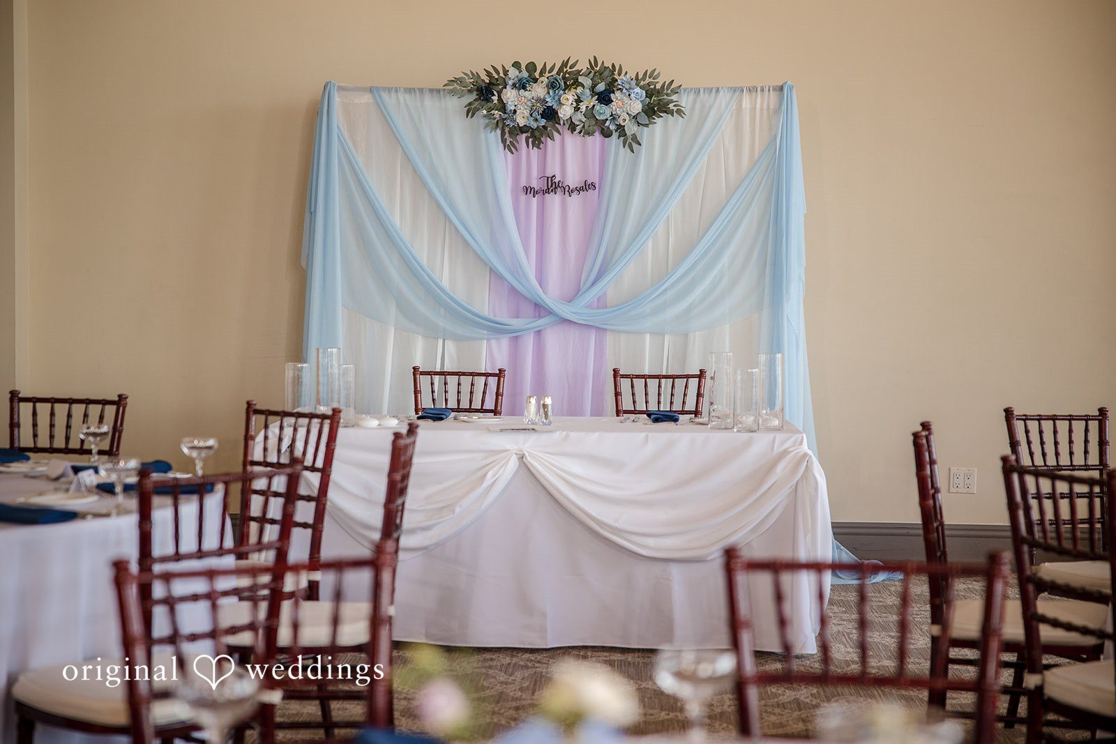 James + Nora Romantic venue setting at St. Clair Inn