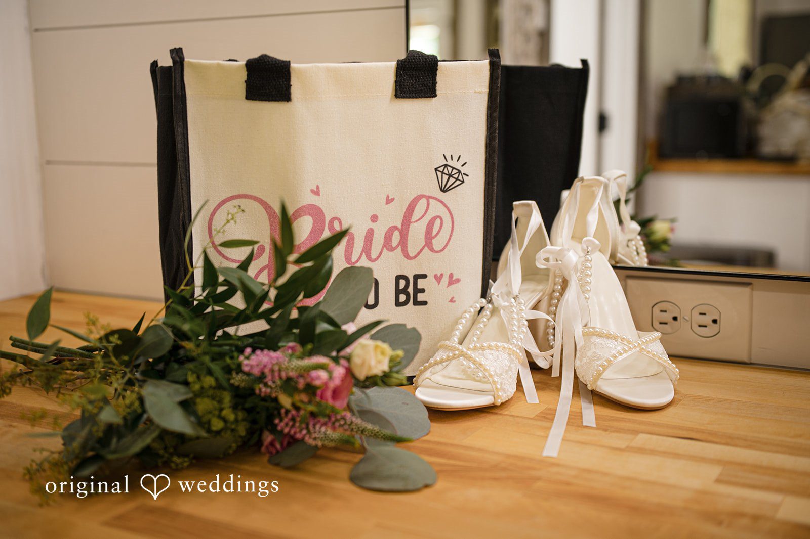 Laura + Robert Wedding shoes and other accessories