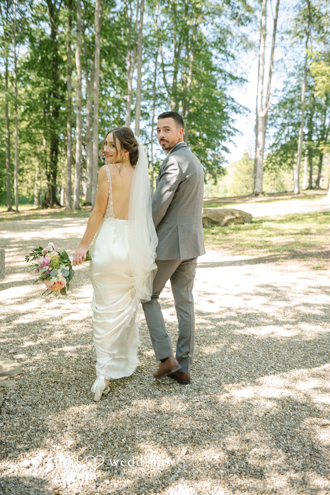 Laura + Robert The couple in the outdoors