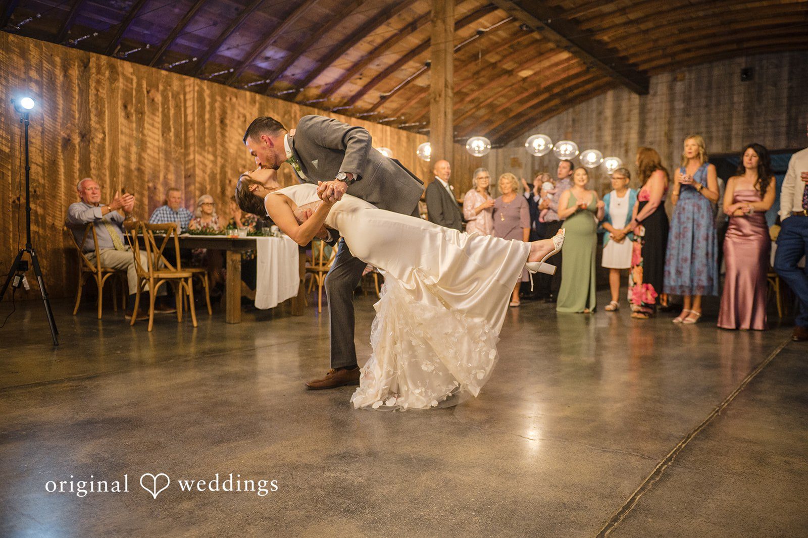 Laura + Robert Romantic moment on the dance floor