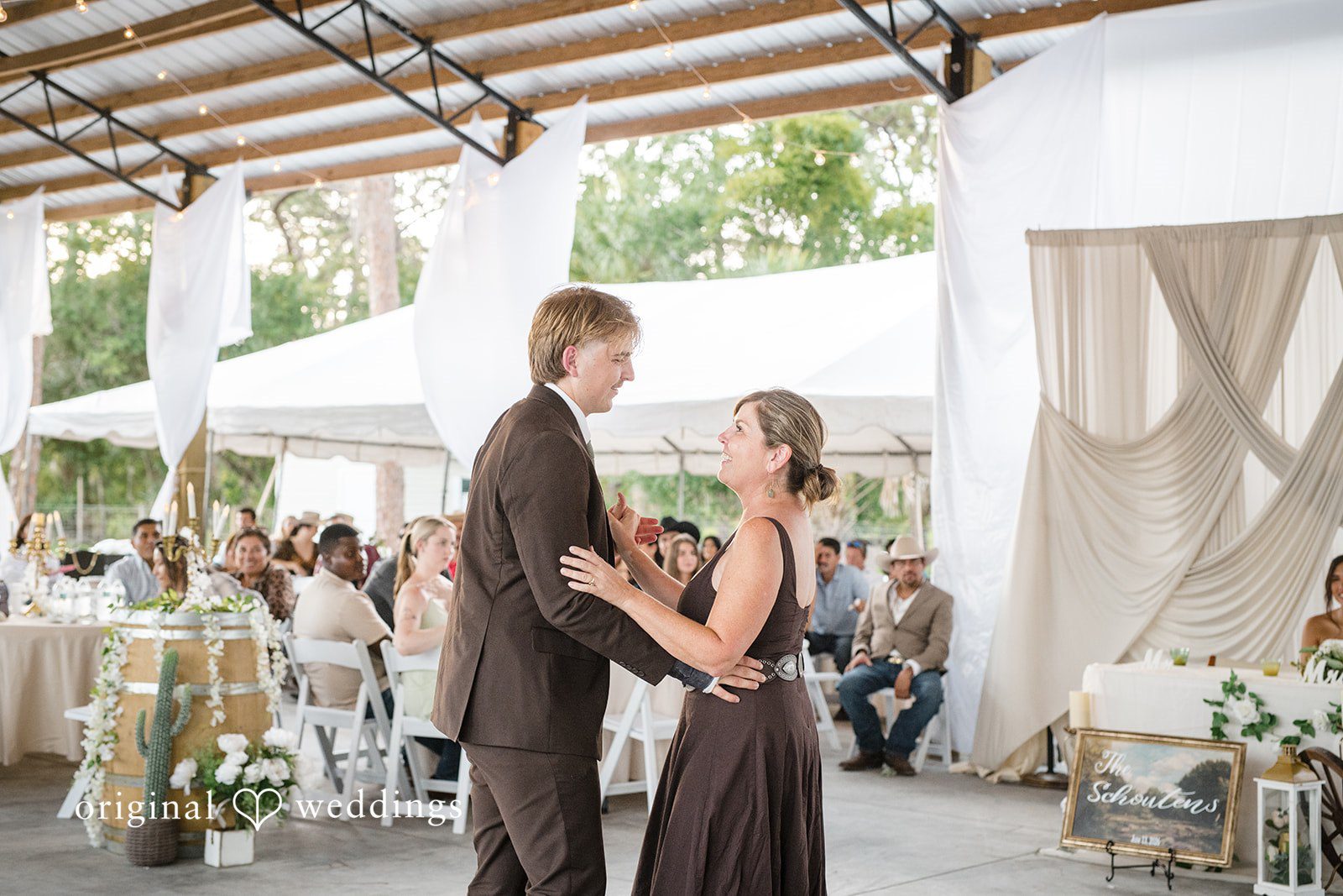Groom enjoying a dance during the reception at San Pedro Catholic Church