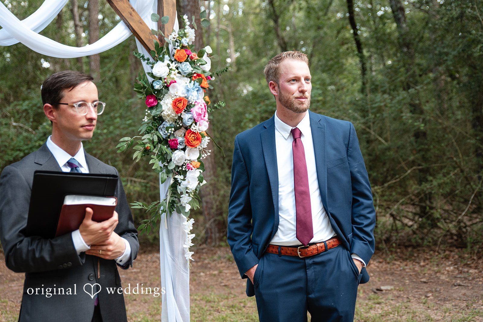 Morgan + Nick The groom anticipates the bride
