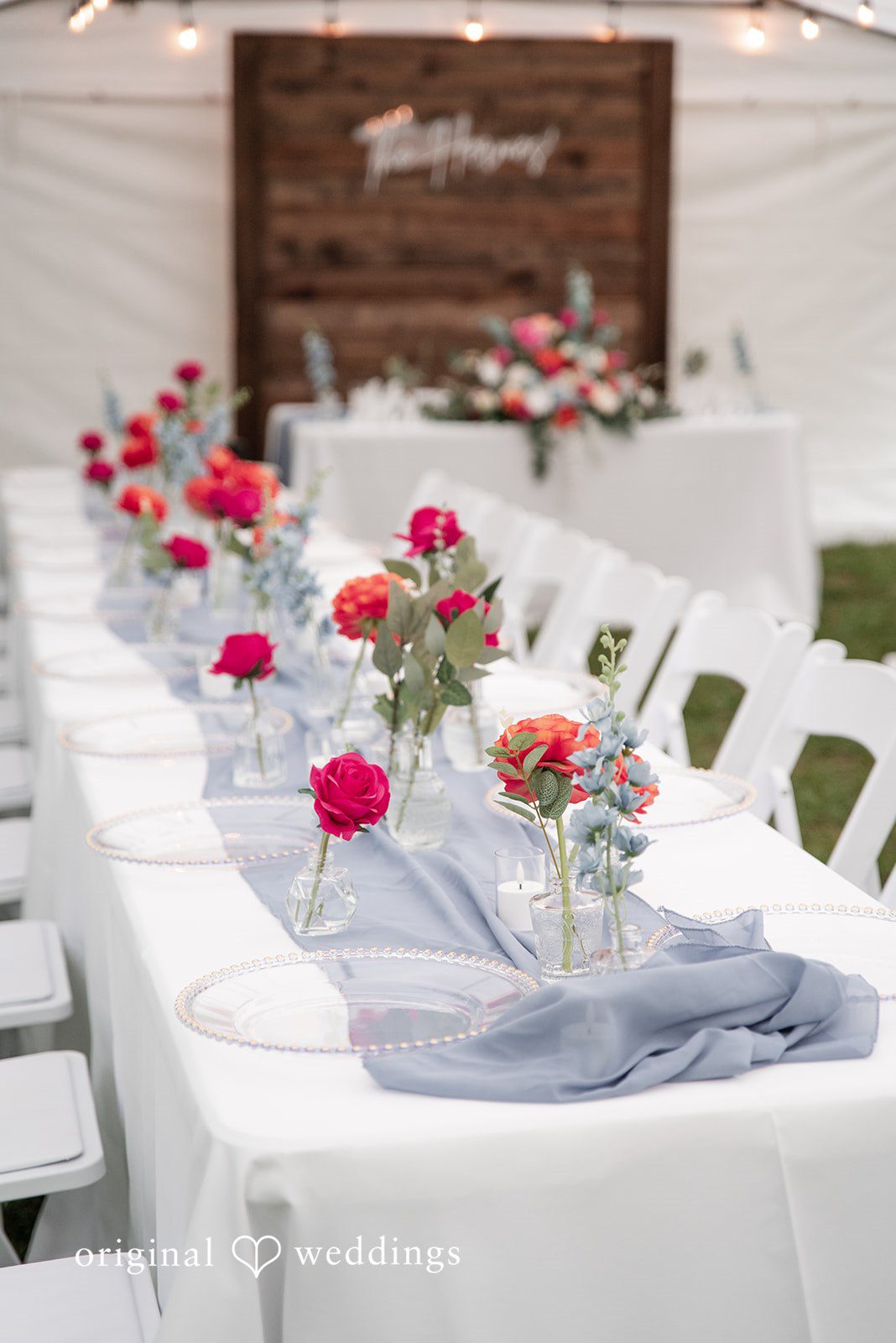 Morgan + Nick Table decor