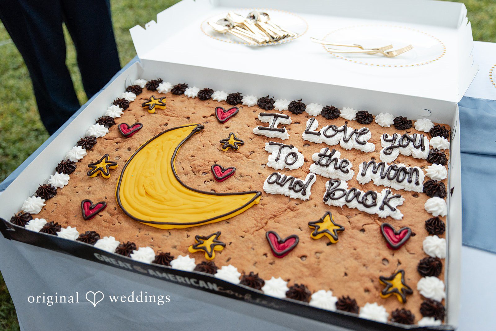 Morgan + Nick Wedding cake